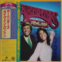 Carpenters Live At The Palladium VINYL LP
