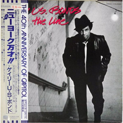 Gary U.S. Bonds On The Line VINYL LP - Promo