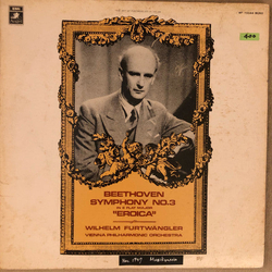 Wilhelm Furtwängler Symphony No. 3 In E Flat Major, Op. 55 "Eroica" VINYL LP - Mono Japan