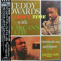 Les Mccann Ltd. Teddy Edwards It's About Time VINYL LP - Reissue Stereo