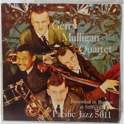 Gerry Mulligan Quartet Recorded In Boston At Storyville VINYL LP - Mono