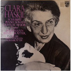 Clara Haskil Franz Schubert Robert Schumann Piano Sonata In B Flat Major, D.960 / Bunte Blätter, Op. 99 VINYL LP - Mono
