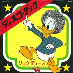Rick Dees & His Cast Of Idiots Disco Duck VINYL 7" - 45 RPM