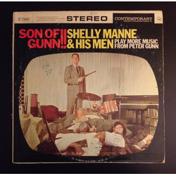 Shelly Manne & His Men Play More Music From Peter Gunn: Son Of Gunn!! VINYL LP - Stereo