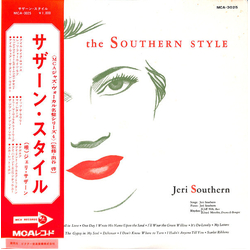 Jeri Southern The Southern Style VINYL LP - Reissue Mono Japan