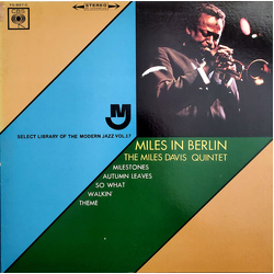 The Miles Davis Quintet Miles In Berlin VINYL LP - Promo Stereo