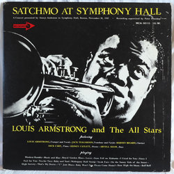 Louis Armstrong And His All-Stars Satchmo At Symphony Hall VINYL LP - Mono