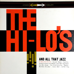 The Hi-Lo's The Marty Paich Dek-Tette And All That Jazz VINYL LP - Promo Reissue Stereo