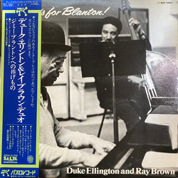 Duke Ellington Ray Brown This One's For Blanton! VINYL LP - Promo Stereo