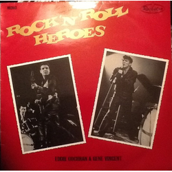 Eddie Cochran Gene Vincent Rock 'N' Roll Heroes VINYL LP - Compilation Mono Reissue