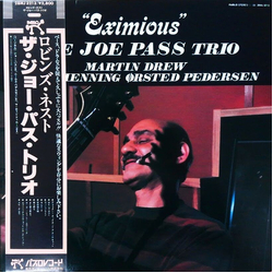 The Joe Pass Trio Eximious VINYL LP