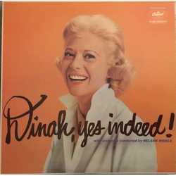 Dinah Shore Dinah, Yes Indeed! VINYL LP - Reissue