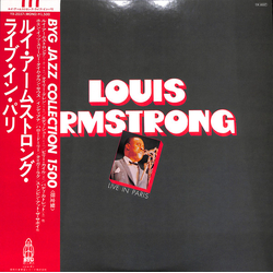Louis Armstrong Live In Paris VINYL LP - Limited Edition Mono