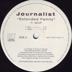 Journalist Extended Family VINYL 12" - 33 ⅓ RPM Promo