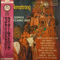 Louis Armstrong Disney Songs The Satchmo Way VINYL LP - Reissue Stereo
