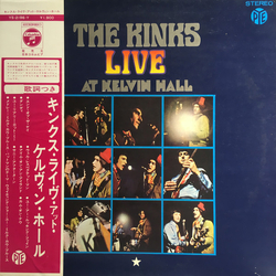 The Kinks Live At Kelvin Hall VINYL LP - Stereo