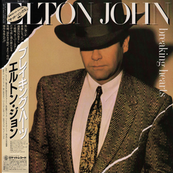 Elton John Breaking Hearts VINYL LP