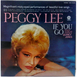 Peggy Lee If You Go VINYL LP - Stereo Japan