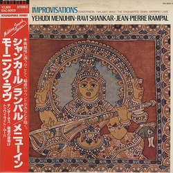 Jean-Pierre Rampal Ravi Shankar Yehudi Menuhin Improvisations VINYL LP - Stereo
