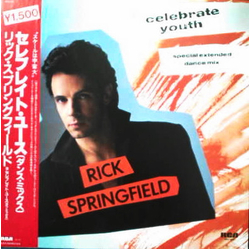 Rick Springfield Celebrate Youth VINYL 12" - 33 ⅓ RPM