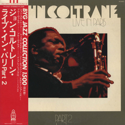 John Coltrane Live In Paris Part 2 VINYL LP Japan