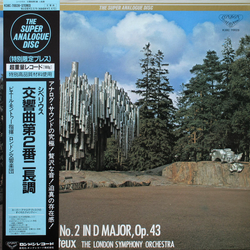 Jean Sibelius London Symphony Orchestra Pierre Monteux Symphony No. 2 In D Major, Op. 43 VINYL LP - Reissue Stereo