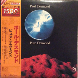 Paul Desmond Pure Desmond VINYL LP - Limited Edition Reissue Stereo