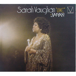 Sarah Vaughan "Live" In Japan VINYL LP - Reissue