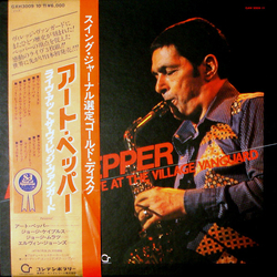 Art Pepper Live At The Village Vanguard VINYL LP - Compilation