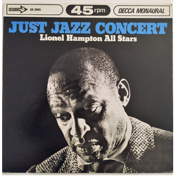 Lionel Hampton All Stars Just Jazz Concert VINYL LP - 45 RPM Mono Single
