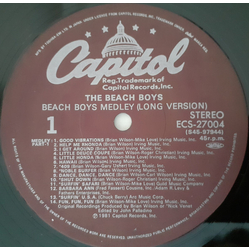 The Beach Boys Beach Boys Medley (Long Version) VINYL 12" - 45 RPM