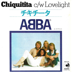 ABBA Chiquitita c/w Lovelight VINYL 7" - 45 RPM Promo Single