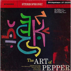 Art Pepper The Art Of Pepper VINYL LP - Compilation Reissue Stereo