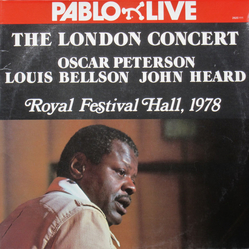 John Heard Louis Bellson Oscar Peterson The London Concert VINYL LP