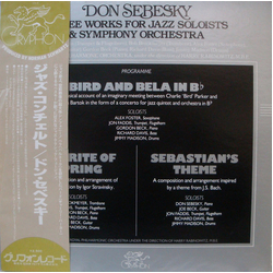Don Sebesky Three Works For Jazz Soloists & Symphony Orchestra VINYL LP - Promo