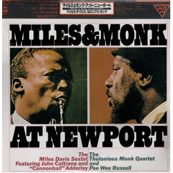 The Miles Davis Sextet The Thelonious Monk Quartet Miles & Monk At Newport VINYL LP - Reissue Stereo