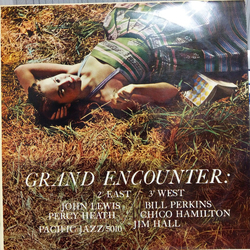 John Lewis (2) Grand Encounter: 2 Degrees East - 3 Degrees West VINYL LP - Mono