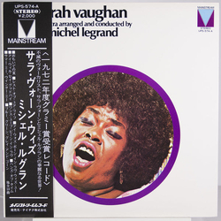Sarah Vaughan Orchestra Arranged And Conducted By Michel Legrand VINYL LP Japan