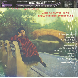 Nina Simone Jazz As Played In An Exclusive Side Street Club VINYL LP - Reissue Stereo
