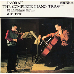 Antonín Dvořák Josef Suk (2) Suk Trio The Complete Piano Trios, Volume 3 (Trio No. 4 In E Minor, Op. 90 (Dumky) / Elegy For Piano Trio, Op. 33) VINYL 