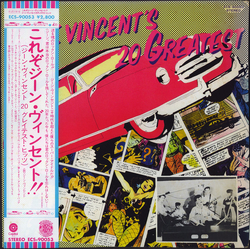 Gene Vincent Gene Vincent's 20 Greatest VINYL LP - Compilation