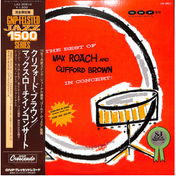 Clifford Brown And Max Roach The Best Of Max Roach And Clifford Brown In Concert! VINYL LP - Compilation Mono Reissue