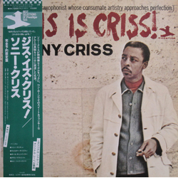 Sonny Criss This Is Criss! VINYL LP - Reissue Stereo