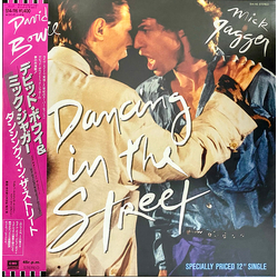 David Bowie Mick Jagger Dancing In The Street VINYL 12" - 45 RPM Maxi-Single