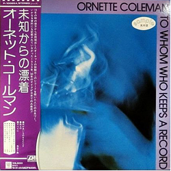 Ornette Coleman To Whom Who Keeps A Record VINYL LP - Promo