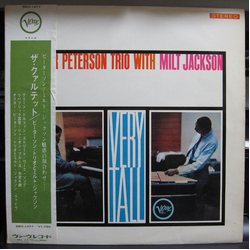 Milt Jackson The Oscar Peterson Trio Very Tall VINYL LP - Reissue Stereo