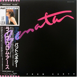 Pat Benatar Live From Earth VINYL LP - Stereo