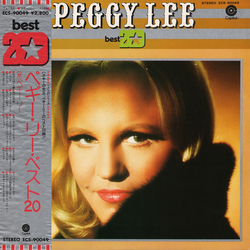 Peggy Lee Best 20 VINYL LP - Compilation
