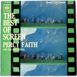 Percy Faith & His Orchestra The Best Of Screen VINYL LP - Compilation Stereo