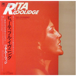 Rita Coolidge Beautiful Evening - Live In Japan VINYL LP - Promo